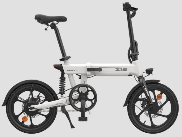 Электровелосипед складной Xiaomi HIMO Z16, белый фото 3