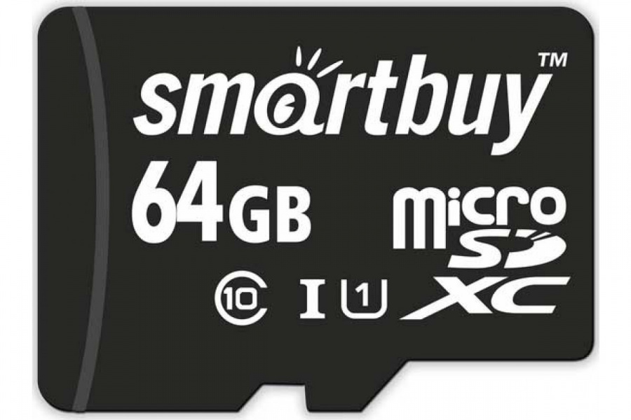 Карта памяти Smartbuy microSDXC 64GB Class 10 без адаптера фото 1