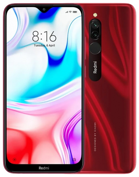 Смартфон Xiaomi RedMi 8 4/64Gb Red (Красный) Global Version фото 2