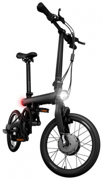 Электровелосипед Xiaomi Mi QiCycle Electric Folding Bike Black (Чёрный) фото 2