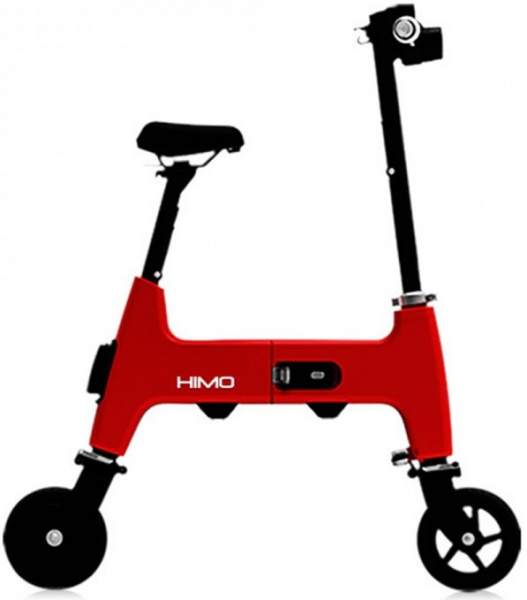 Электровелосипед складной Xiaomi HIMO H1, красный фото 1