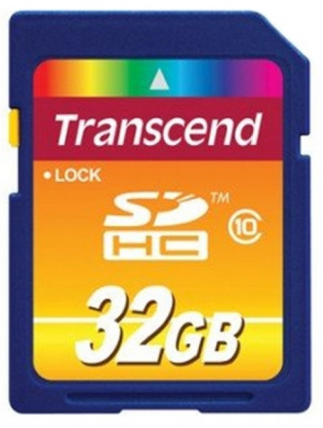 Карта памяти Transcend SDHC Premium 200X Class 10 (30/10MB/s) 32GB фото 1