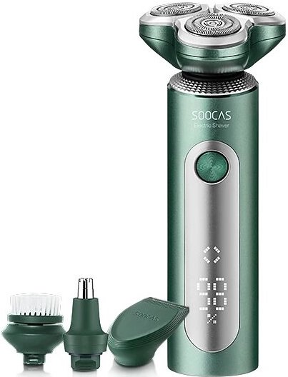 Электробритва Xiaomi SOOCAS Electric Shaver S5, зеленый фото 2