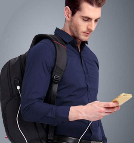 Рюкзак для ноутбуков Xiaomi до 15,6", KINGSONS KS3140WA15 , черный фото 7