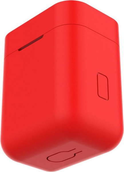 Чехол силиконовый для наушников Xiaomi AirDots Pro, красный фото 2