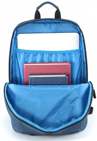 Рюкзак Xiaomi Mi College Casual Shoulder Bag, голубой фото 4