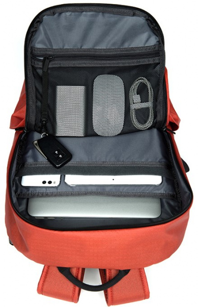 Рюкзак Xiaomi 90 Points City Backpackers для ноутбуков до 15" красный фото 2