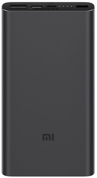 Внешний аккумулятор Xiaomi Mi Power Bank 3 10000 mah PLM12ZM черный фото 1