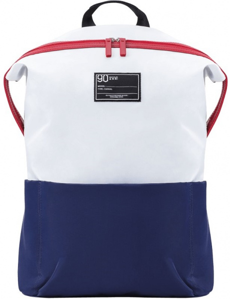 Рюкзак Xiaomi 90 Points Lecturer Casual Backpack White Blue фото 1
