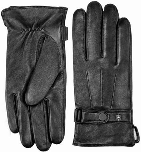 Сенсорные кожаные перчатки Xiaomi Mi Qimian Touch Gloves (L) Мужские фото 1